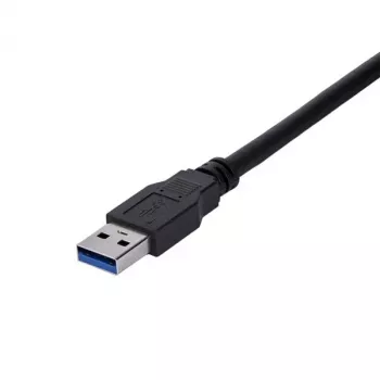 StarTech.com 1 m melns SuperSpeed USB 3.0 pagarinātāja kabelis A–A – vīriešu/sieviešu