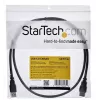 StarTech.com 1 m melns SuperSpeed USB 3.0 pagarinātāja kabelis A–A – vīriešu/sieviešu