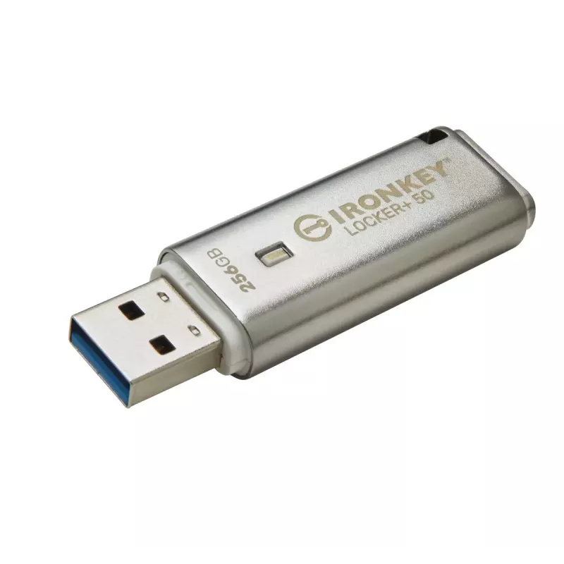 USB zibatmiņa Kingston 256GB USB Type-A IronKey Locker Plus 50