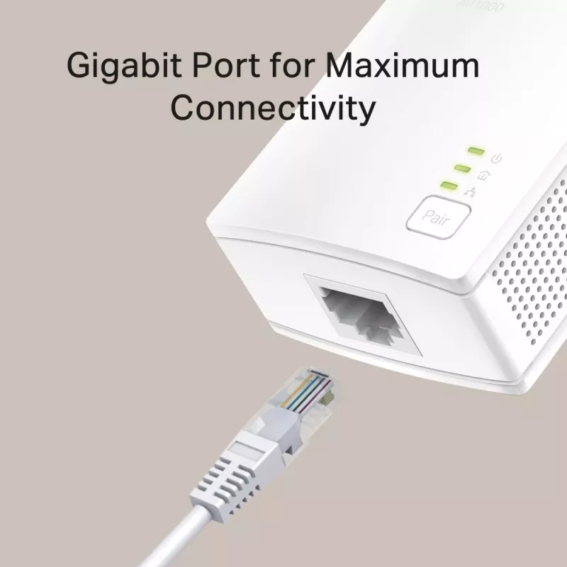 TP-Link TL-PA717KIT 1000 Mbit/s Ethernet LAN balts 2 gab.