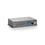 LevelOne 5 portu ātrais Ethernet PoE slēdzis, 4 PoE izejas, 120W, komplektā strāvas adapteris