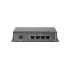 LevelOne 5 portu ātrais Ethernet PoE slēdzis, 4 PoE izejas, 120W, komplektā strāvas adapteris