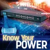 Intellinet 24-portu Gigabit Ethernet PoE+ nevadāms komutators 561242
