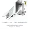 StarTech.com 8 collu HDMI–DVI-D video kabeļa adapteris – HDMI vīrišķais uz DVI-D sievišķo