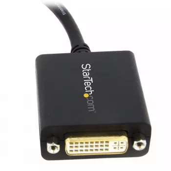 StarTech.com DisplayPort uz DVI adapteris - DisplayPort uz DVI-D adapteris video pārveidotājs 1080p - DP 1.2 uz DVI monitors/displeja kabeļa adapteris dongle - DP uz DVI adapteris - fiksējošs DisplayPort savienotājs