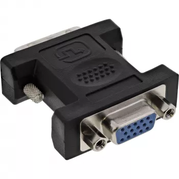 InLine DVI-A adapteris DVI 12+5 vīrišķais / VGA 15 HD / S-VGA sievišķā