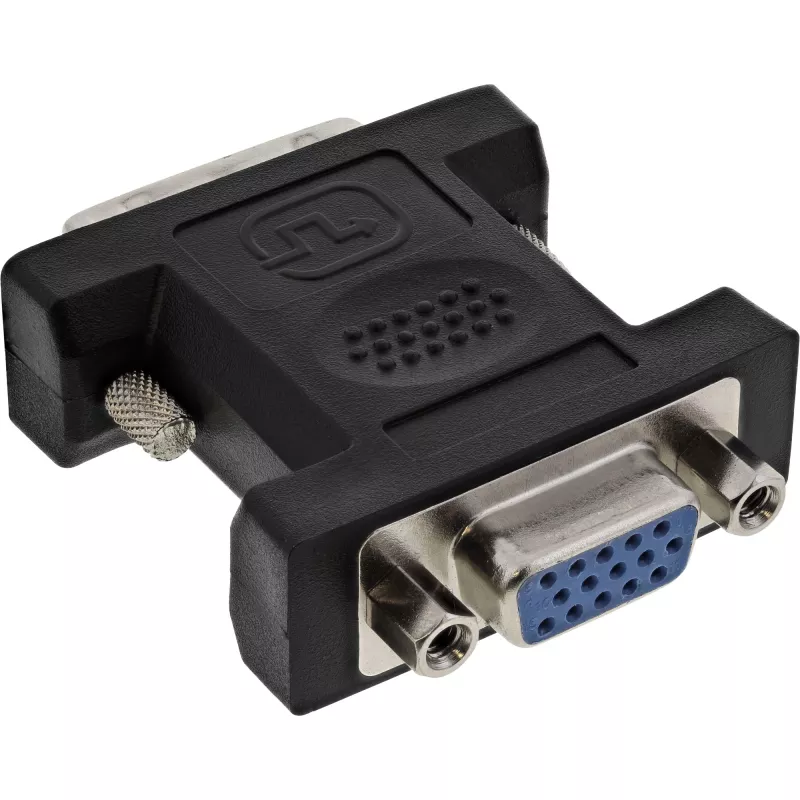 InLine DVI-A adapteris DVI 12+5 vīrišķais / VGA 15 HD / S-VGA sievišķā