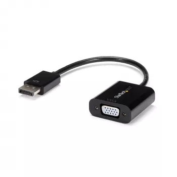 StarTech.com DisplayPort uz VGA adapteris - aktīvs DP uz VGA pārveidotājs - 1080p video - DP/DP++ avots uz VGA monitora kabeļa adapteris - DP uz VGA adaptera dongle digitāls uz analogu - DP 1.2 uz VGA