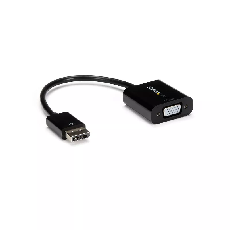 StarTech.com DisplayPort uz VGA adapteris - aktīvs DP uz VGA pārveidotājs - 1080p video - DP/DP++ avots uz VGA monitora kabeļa adapteris - DP uz VGA adaptera dongle digitāls uz analogu - DP 1.2 uz VGA
