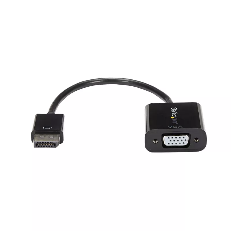 StarTech.com DisplayPort uz VGA adapteris - aktīvs DP uz VGA pārveidotājs - 1080p video - DP/DP++ avots uz VGA monitora kabeļa adapteris - DP uz VGA adaptera dongle digitāls uz analogu - DP 1.2 uz VGA