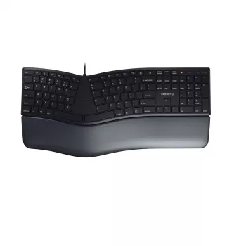 CHERRY KC 4500 ERGO tastatūra Universāla USB QWERTY ASV angļu Melna