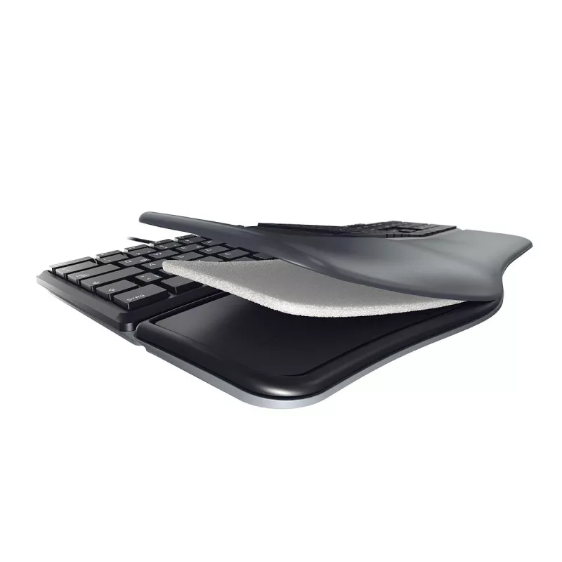 CHERRY KC 4500 ERGO tastatūra Universāla USB QWERTY ASV angļu Melna