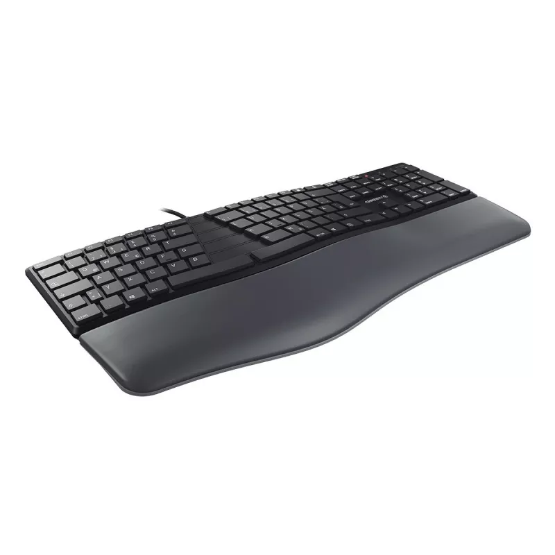 CHERRY KC 4500 ERGO tastatūra Universāla USB QWERTY ASV angļu Melna