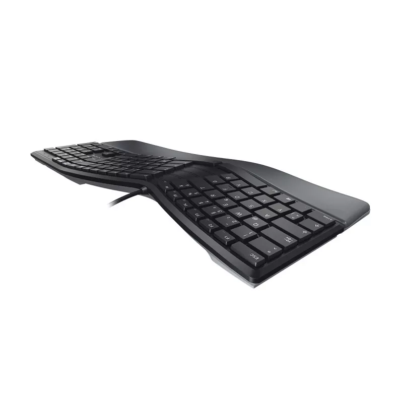 CHERRY KC 4500 ERGO tastatūra Universāla USB QWERTY ASV angļu Melna