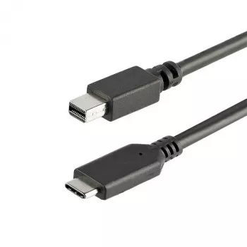 StarTech.com 1 m (3.3 pēdas) USB-C uz Mini DisplayPort kabelis - 4K 60Hz - melns