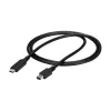 StarTech.com 1 m (3.3 pēdas) USB-C uz Mini DisplayPort kabelis - 4K 60Hz - melns