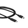 StarTech.com 1 m (3.3 pēdas) USB-C uz Mini DisplayPort kabelis - 4K 60Hz - melns