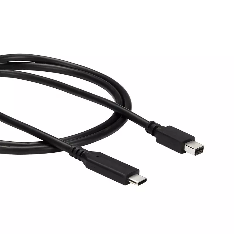StarTech.com 1 m (3.3 pēdas) USB-C uz Mini DisplayPort kabelis - 4K 60Hz - melns