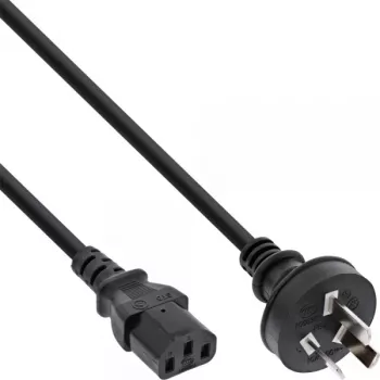 InLine strāvas kabelis, Ķīnas kontaktdakša (vīr.) / 3-pin IEC C13 (vīr.), 1,8 m