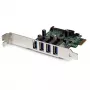 StarTech.com 4 portu PCI Express PCIe SuperSpeed USB 3.0 kontroliera kartes adapteris ar UASP - SATA barošanu