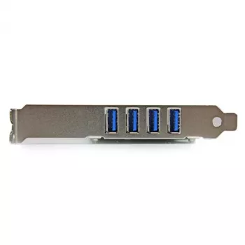 StarTech.com 4 portu PCI Express PCIe SuperSpeed USB 3.0 kontroliera kartes adapteris ar UASP - SATA barošanu