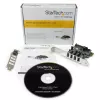 StarTech.com 4 portu PCI Express PCIe SuperSpeed USB 3.0 kontroliera kartes adapteris ar UASP - SATA barošanu