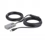 StarTech.com USB pagarinātāja centrmezgls, 10 m USB 3.0 pagarinātāja kabelis ar 4 portu USB-A centrmezglu, aktīvs/no kopnes barots USB retranslatora kabelis, iekļauts papildu 20 W barošanas avots, ESD aizsardzība
