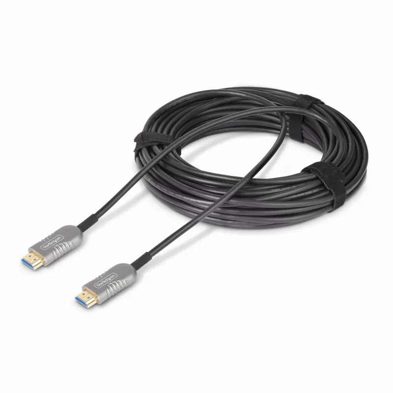 StarTech.com 15,2 m HDMI 2.1 hibrīda aktīvais optiskais kabelis (AOC), CMP, plēnuma klases, 8K īpaši ātrdarbīgs HDMI 2.1/2.0 optiskās šķiedras kabelis, 48 Gbit/s, 8K 60 Hz/4K 120 Hz, HDR10+/FRL/TMDS/eARC