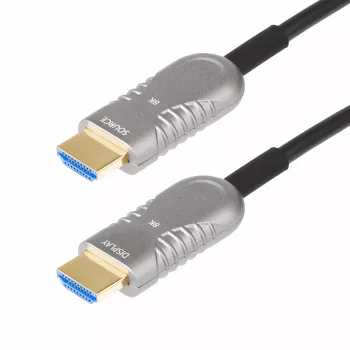 StarTech.com 100 pēdu (30,4 m) HDMI 2.1 hibrīda aktīvais optiskais kabelis (AOC), CMP, plēnuma klases, 8K īpaši ātrdarbīgs HDMI 2.1/2.0 optiskās šķiedras kabelis, 48 Gbps, 8K 60 Hz/4K 120 Hz, HDR10+/FRL/TMDS/eARC