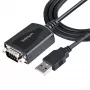 StarTech.com 0,9 m USB–seriālais kabelis ar COM porta saglabāšanu, DB9 vīrišķais RS232–USB pārveidotājs, USB–seriālais adapteris PLC/printerim/skenerim, Prolific mikroshēmojums, Windows/Mac