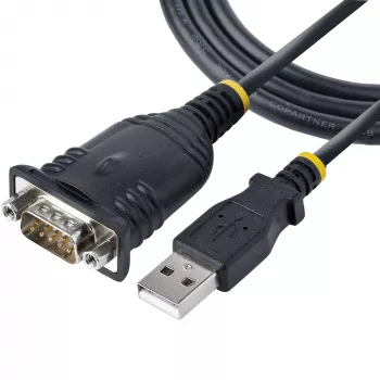 StarTech.com 0,91 m USB–seriālais kabelis, DB9 vīriešu RS232–USB pārveidotājs, Prolific IC, USB–seriālais adapteris PLC/printerim/skenerim/slēdžam, USB–COM porta adapteris, Windows/Mac