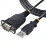 StarTech.com 0,91 m USB–seriālais kabelis, DB9 vīriešu RS232–USB pārveidotājs, Prolific IC, USB–seriālais adapteris PLC/printerim/skenerim/slēdžam, USB–COM porta adapteris, Windows/Mac
