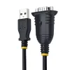 StarTech.com 0,91 m USB–seriālais kabelis, DB9 vīriešu RS232–USB pārveidotājs, Prolific IC, USB–seriālais adapteris PLC/printerim/skenerim/slēdžam, USB–COM porta adapteris, Windows/Mac
