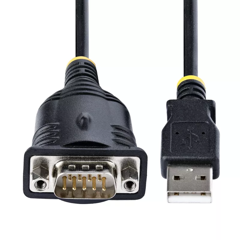 StarTech.com 0,91 m USB–seriālais kabelis, DB9 vīriešu RS232–USB pārveidotājs, Prolific IC, USB–seriālais adapteris PLC/printerim/skenerim/slēdžam, USB–COM porta adapteris, Windows/Mac