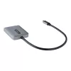 StarTech.com USB-C uz diviem HDMI MST centrmezgls - Divi HDMI 4K 60Hz - USB Type C vairāku monitoru adapteris klēpjdatoram ar 1 pēdu/30cm kabeli - DP 1.4 Multi-Stream Transport centrmezgls - USB-C uz HDMI sadalītājs