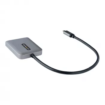 StarTech.com USB-C uz diviem HDMI MST centrmezgls - Divi HDMI 4K 60Hz - USB Type C vairāku monitoru adapteris klēpjdatoram ar 1 pēdu/30cm kabeli - DP 1.4 Multi-Stream Transport centrmezgls - USB-C uz HDMI sadalītājs