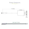 StarTech.com USB-C uz diviem HDMI MST centrmezgls - Divi HDMI 4K 60Hz - USB Type C vairāku monitoru adapteris klēpjdatoram ar 1 pēdu/30cm kabeli - DP 1.4 Multi-Stream Transport centrmezgls - USB-C uz HDMI sadalītājs