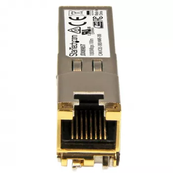 StarTech.com HP JD089B saderīgs SFP raiduztvērēja modulis - 10/100/1000BASE-TX~HPE JD089B saderīgs SFP modulis - 1000BASE-T - SFP uz RJ45 Cat6/Cat5e - 1GE gigabitu Ethernet SFP - RJ-45 100m - HPE 5820AF, 12500, 5500
