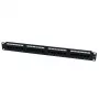 StarTech.com 24 portu 1U statnes Cat 6 110 ielāpu panelis, RJ-45, uzstādīšanai statnē, 1U, melns, RoHS, CE, ETl, UL