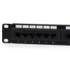 StarTech.com 24 portu 1U statnes Cat 6 110 ielāpu panelis, RJ-45, uzstādīšanai statnē, 1U, melns, RoHS, CE, ETl, UL