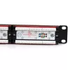 StarTech.com 24 portu 1U statnes Cat 6 110 ielāpu panelis, RJ-45, uzstādīšanai statnē, 1U, melns, RoHS, CE, ETl, UL
