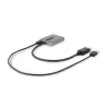 StarTech.com 2 portu DisplayPort MST centrmezgls, dubultā 4K 60Hz, DP uz 2x DisplayPort monitora adapteris, DP 1.4 vairāku monitoru video adapteris, 1 pēdu (30cm) iebūvēts kabelis, barošana caur USB, tikai Windows