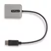 StarTech.com 2 portu DisplayPort MST centrmezgls, dubultā 4K 60Hz, DP uz 2x DisplayPort monitora adapteris, DP 1.4 vairāku monitoru video adapteris, 1 pēdu (30cm) iebūvēts kabelis, barošana caur USB, tikai Windows