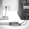 StarTech.com 2 portu DisplayPort MST centrmezgls, dubultā 4K 60Hz, DP uz 2x DisplayPort monitora adapteris, DP 1.4 vairāku monitoru video adapteris, 1 pēdu (30cm) iebūvēts kabelis, barošana caur USB, tikai Windows