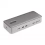 StarTech.com divkāršā klēpjdatora USB-C KVM dokstacija, divu monitoru 4K 60Hz DisplayPort doks, 5 portu USB centrmezgls, GbE, 90W/45W barošanas piegāde diviem klēpjdatoriem, Windows/Mac, 2 saimniekdatoru KVM doks - TAA