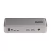 StarTech.com divkāršā klēpjdatora USB-C KVM dokstacija, divu monitoru 4K 60Hz DisplayPort doks, 5 portu USB centrmezgls, GbE, 90W/45W barošanas piegāde diviem klēpjdatoriem, Windows/Mac, 2 saimniekdatoru KVM doks - TAA
