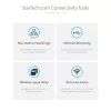StarTech.com divkāršā klēpjdatora USB-C KVM dokstacija, divu monitoru 4K 60Hz DisplayPort doks, 5 portu USB centrmezgls, GbE, 90W/45W barošanas piegāde diviem klēpjdatoriem, Windows/Mac, 2 saimniekdatoru KVM doks - TAA