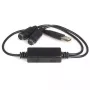 StarTech.com USB uz PS/2 adapteris - tastatūra un pele, 0,435 m, melns, 1 - USB A, 2 - DIN 6, 46 g, 142 mm, 175 mm