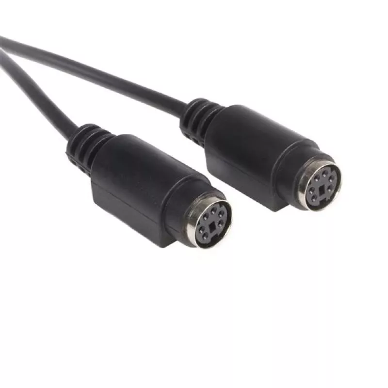 StarTech.com USB uz PS/2 adapteris - tastatūra un pele, 0,435 m, melns, 1 - USB A, 2 - DIN 6, 46 g, 142 mm, 175 mm