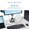StarTech.com 2 portu hibrīda USB-A + HDMI un USB-C KVM slēdzis — viens 4K 60 Hz HDMI 2.0 monitors — kompakts galddatora un/vai klēpjdatora HDMI KVM slēdzis — barots no USB kopnes — saderīgs ar Thunderbolt 3